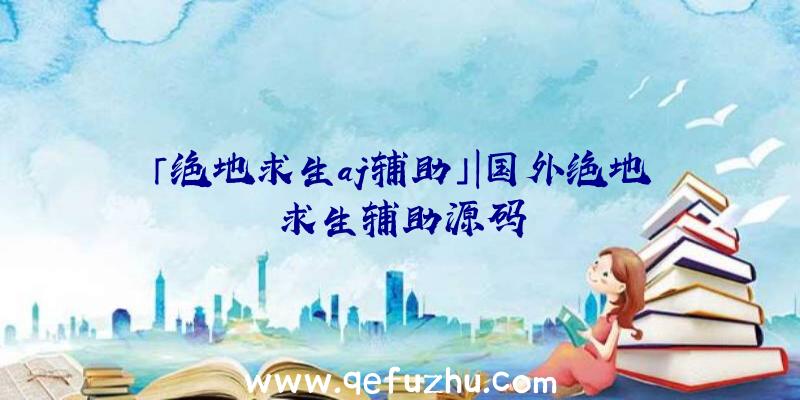 「绝地求生aj辅助」|国外绝地求生辅助源码